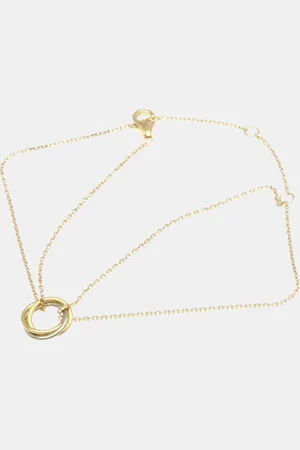 Cartier 18K Pink, Yellow, Gold Trinity Bracelet
