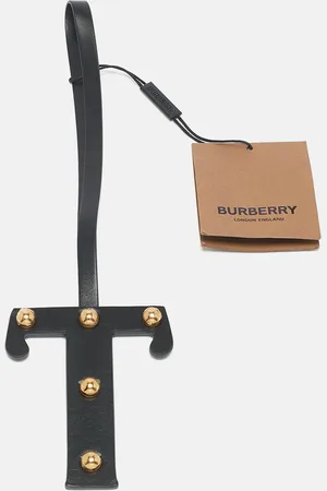 Burberry Leather Studded Alphabet T Bag Charm