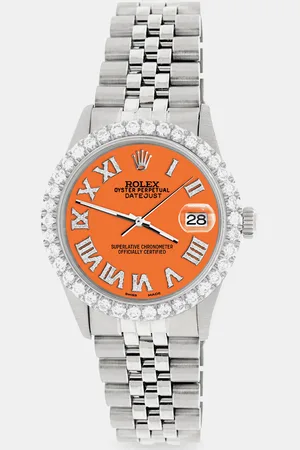 Rolex Custom Pastel 3.3CT Diamond Stainless Steel Datejust Automatic Men