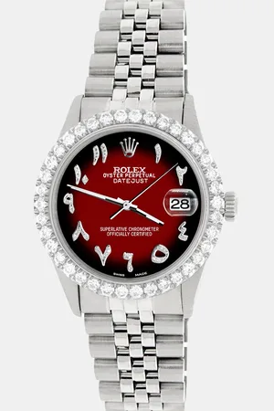 Rolex Custom 3.35CT Diamond Stainless Steel Datejust Automatic Men