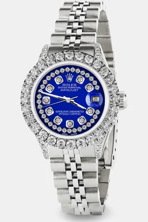 Rolex Custom 2.35CT Diamond Stainless Steel Datejust Automatic Women