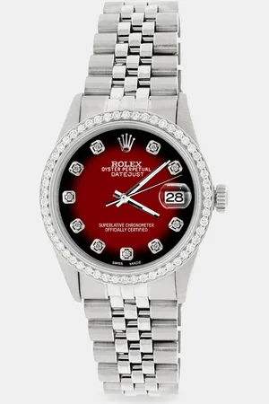 Rolex Custom Vignette 1.1CT Diamond Stainless Steel Datejust Automatic Men
