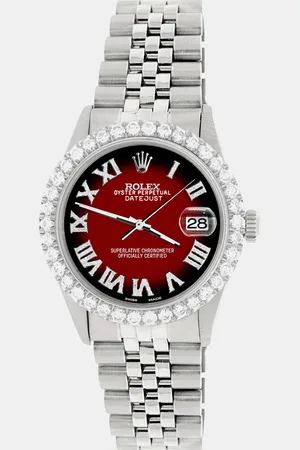 Rolex Custom 3.3CT Diamond Stainless Steel Datejust Automatic Men