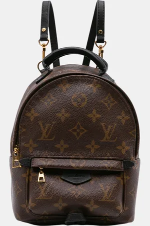 LOUIS VUITTON Brown Monogram Canvas Mini Palm Springs Backpack