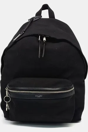 Saint Laurent Fabric City Backpack Bag