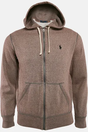 Ralph Lauren Cotton Blend Knit Zip-Up Hoodie S