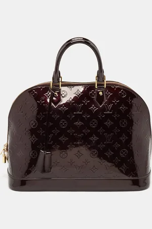LOUIS VUITTON Amarante Monogram Vernis Alma GM Bag