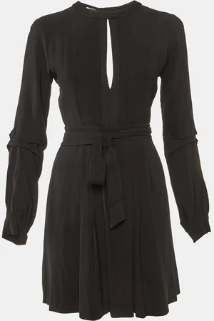 Miu Miu Crepe Mini Wrap Dress M