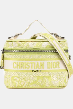 Dior Light Canvas Small Toile De Jouy travel Vanity Case Shoulder Bag