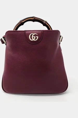Gucci Leather Diana Small Tote Bag