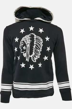 Moncler Kids Printed Cotton Hoodie Sweatshirt 10 Yrs