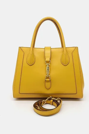 Gucci Leather Jackie 1961 Medium Tote Bag