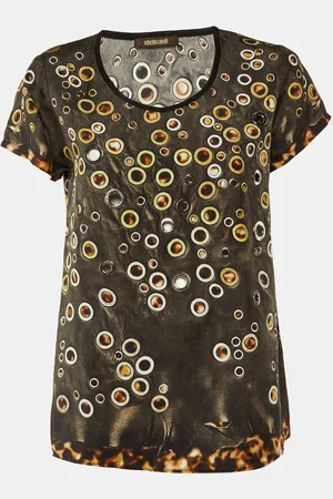 Roberto Cavalli Eyelet Detail Top S