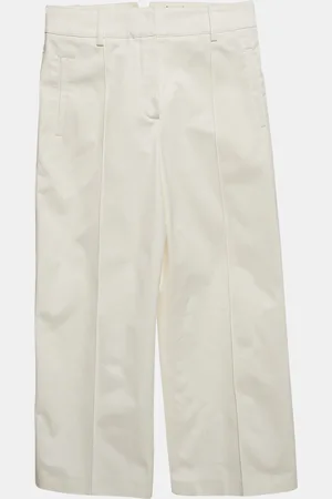 Hermès Cotton Straight Leg Trousers S