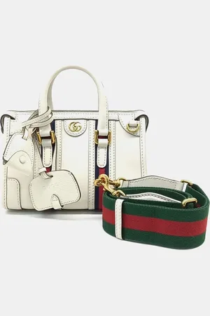 Gucci Leather Mini Top Handle Tote Bag