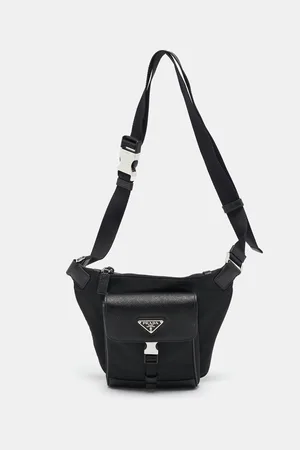 Prada Re-Nylon and Saffiano Leather Shoulder Bag