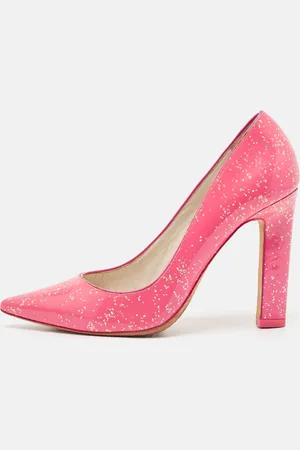 SOPHIA WEBSTER Glitter Patent Leather Pointed Toe Pumps Size 39.5
