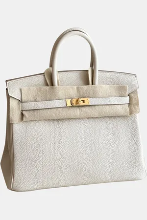Hermès Milkshake Togo Leather Birkin 25 Tote Bag