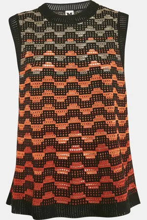 M Missoni /Black Knit Sleeveless Top L