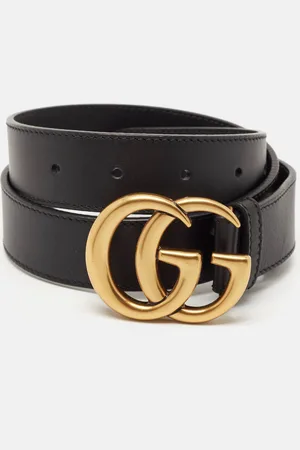 Gucci Leather GG Marmont Buckle Belt 75 CM