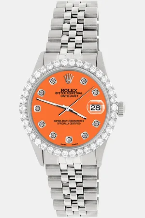 Rolex Custom Pastel 3.05CT Diamond Stainless Steel Datejust Automatic Men