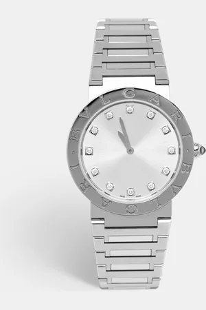 Bvlgari Diamond Stainless Steel 103696 Wristwatch 33 mm