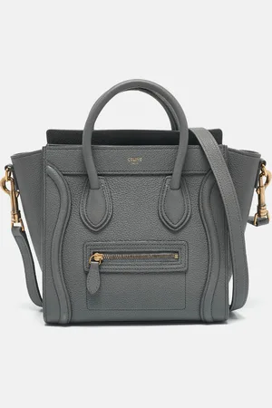 Céline Leather Nano Luggage Tote