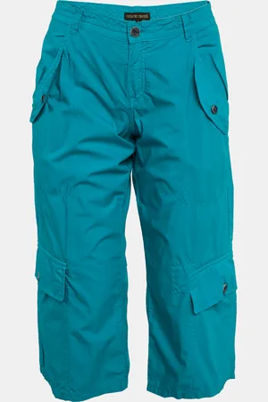 Roberto Cavalli Cotton Cargo Bermuda Shorts L