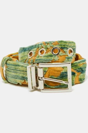 Dolce & Gabbana Canvas Buckle Belt 70CM
