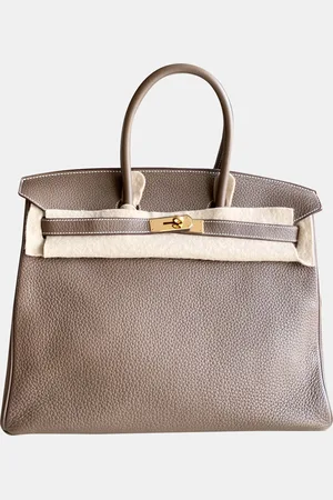 Hermès Tone Togo Leather Birkin 35 Tote Bag