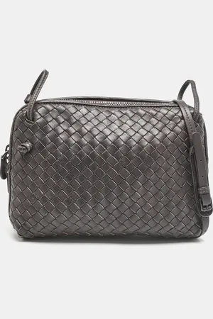Bottega Veneta Mauve Intrecciato Leather Nodini Crossbody Bag