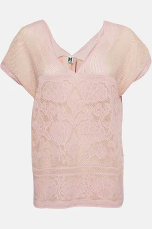 M Missoni Patterned Lurex Knit Top L
