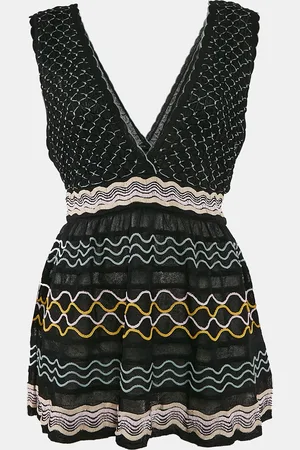 M Missoni Patterned Knit Sleeveless Top L