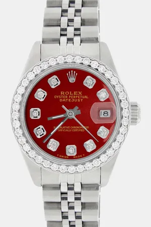 Rolex Customised Imperial Diamond Stainless Steel Datejust Automatic Women