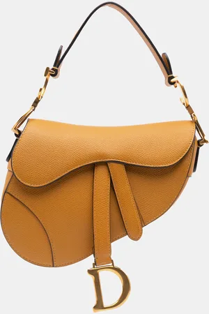 Dior Light Grained Calfskin Mini Saddle Bag