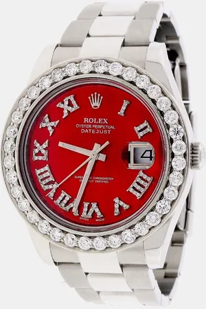 Rolex Custom MOP 4.1CT Diamond Stainless Steel Datejust II 116300 Automatic Men