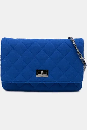 CHANEL Reissue 2.55 Quilted Jersey Wallet On Chain Bag