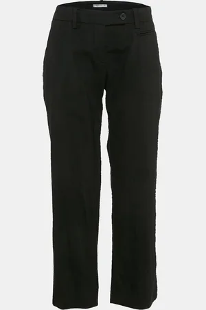 Prada Wool Blend Formal Trousers M