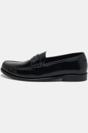Saint Laurent Saint Laurent Leather Le Penny Loafers Size 44