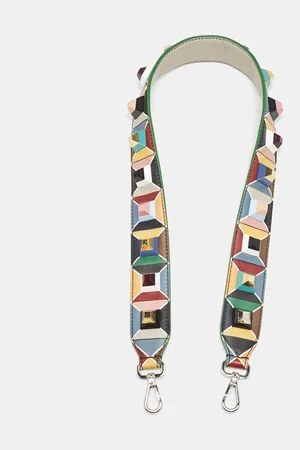 Fendi Leather Studded Strap You Shoulder Bag Strap