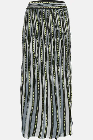 M Missoni /Multicolor Patterned Knit Maxi Skirt L
