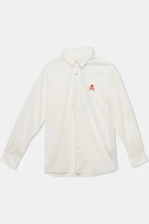Philipp Plein Junior Cotton Long Sleeve Shirt 10 Yrs