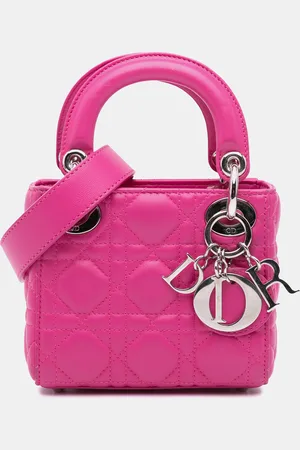 Dior Micro Lambskin Cannage Lady Bag