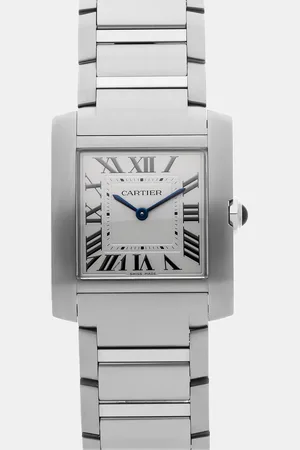 Cartier Tank Francaise Medium Model WSTA0105 27x32mm Quartz Women