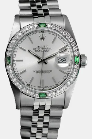 Rolex Customised Diamond Stainless Steel Datejust 68274 Automatic Women