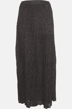 M Missoni Lurex Knit Maxi Skirt L