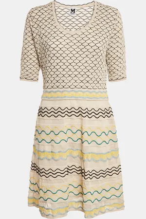 M Missoni Patterned Knit Mini Dress L