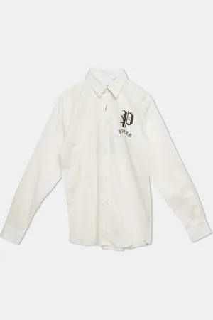 Philipp Plein Junior Cotton Long Sleeve Shirt 12 Yrs