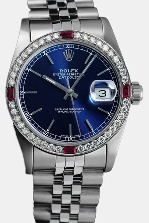 Rolex Customised Diamond Stainless Steel Datejust 68274 Automatic Women