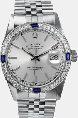 Rolex Customised Diamond Stainless Steel Datejust 68274 Automatic Women